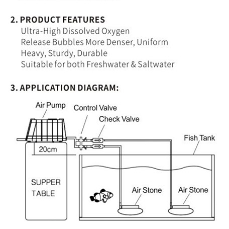 how to use air stone